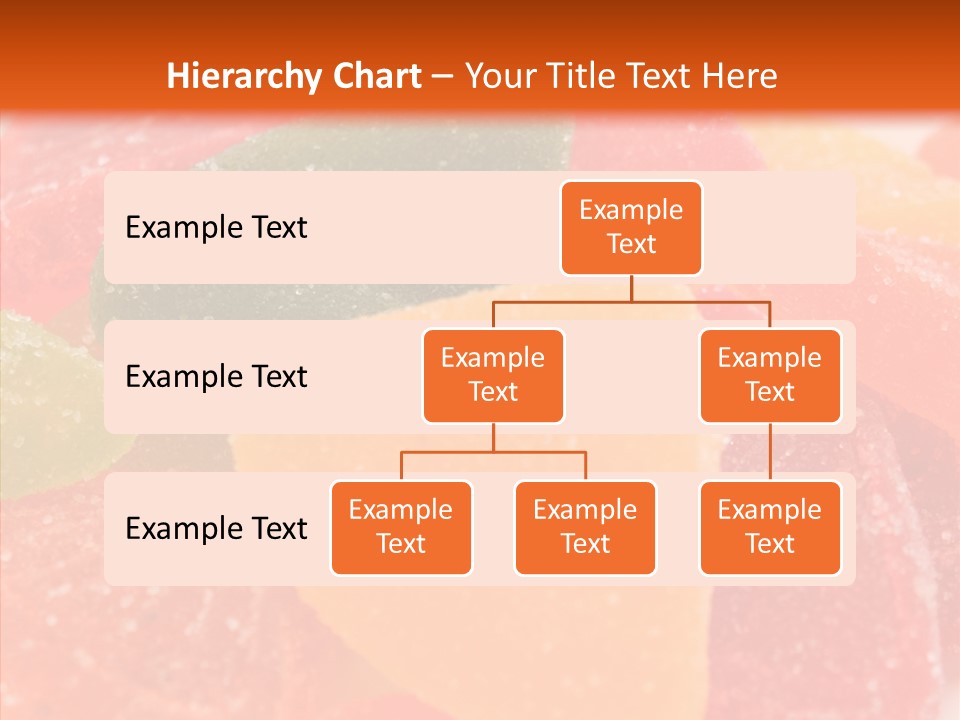 Delicacy Candy Yellow PowerPoint Template