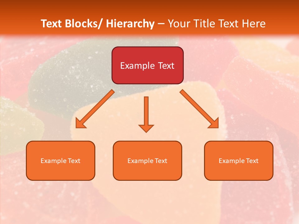 Delicacy Candy Yellow PowerPoint Template