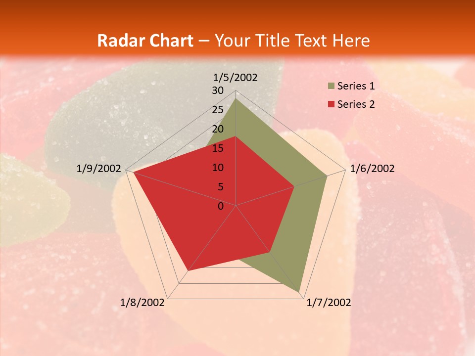 Delicacy Candy Yellow PowerPoint Template