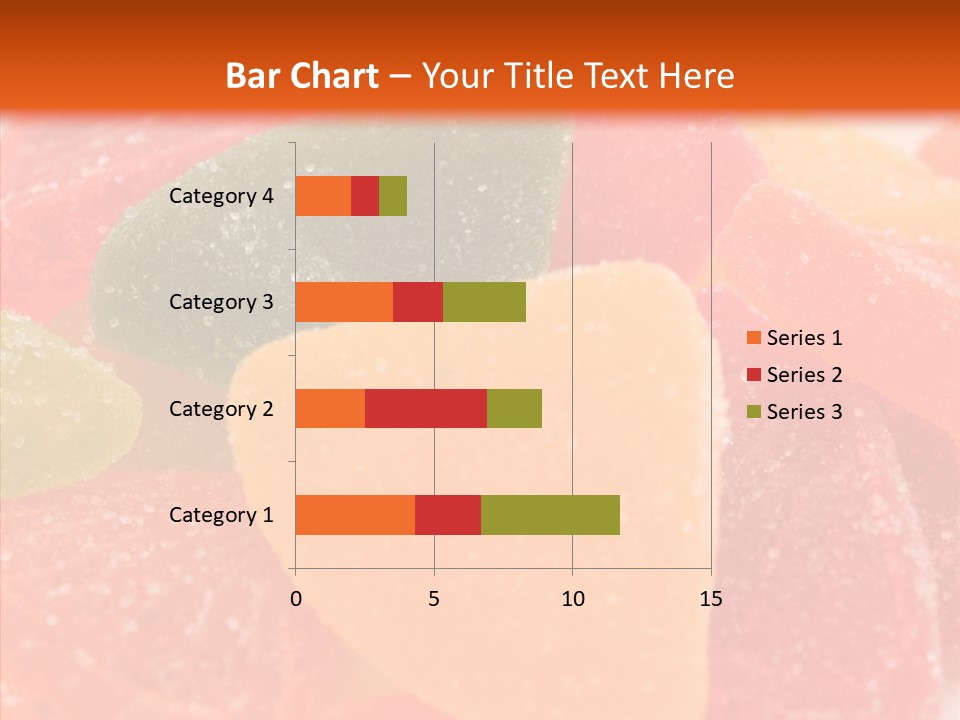 Delicacy Candy Yellow PowerPoint Template