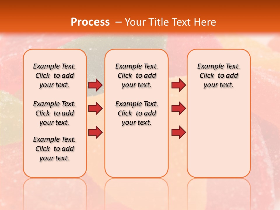 Delicacy Candy Yellow PowerPoint Template