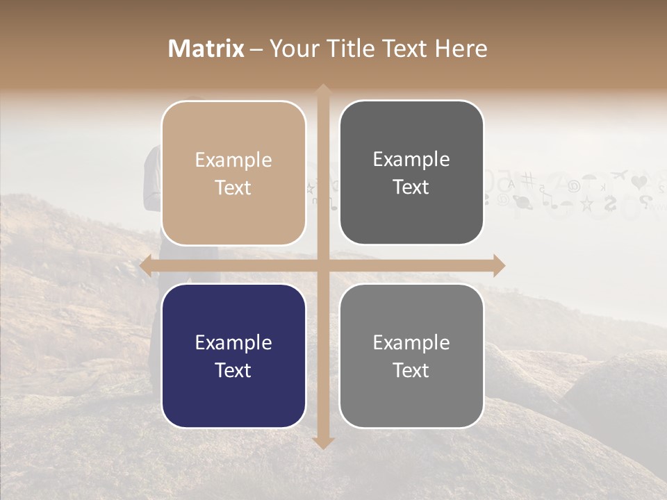 Rise Distance Fashion PowerPoint Template