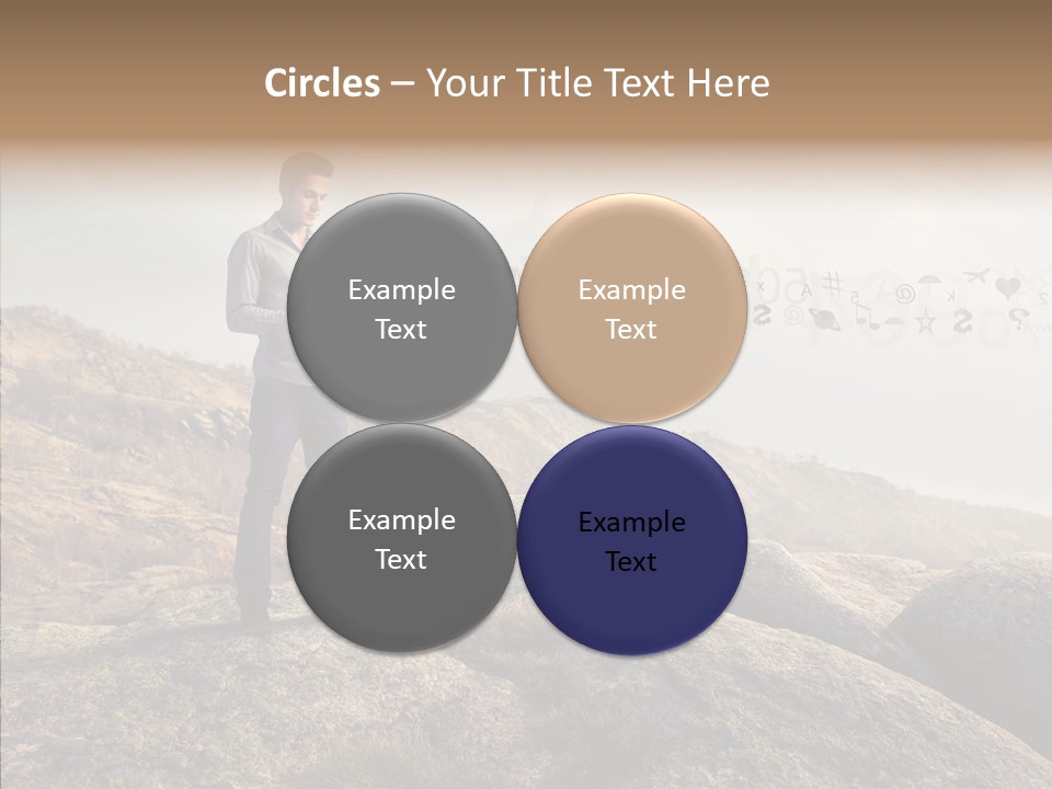 Rise Distance Fashion PowerPoint Template