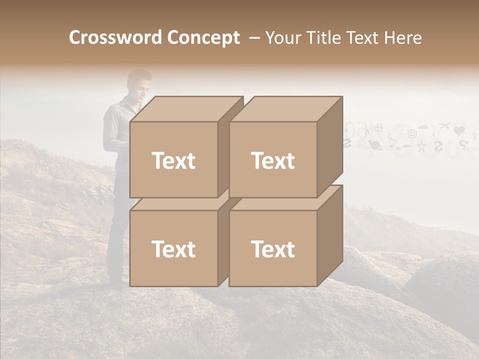 Rise Distance Fashion PowerPoint Template