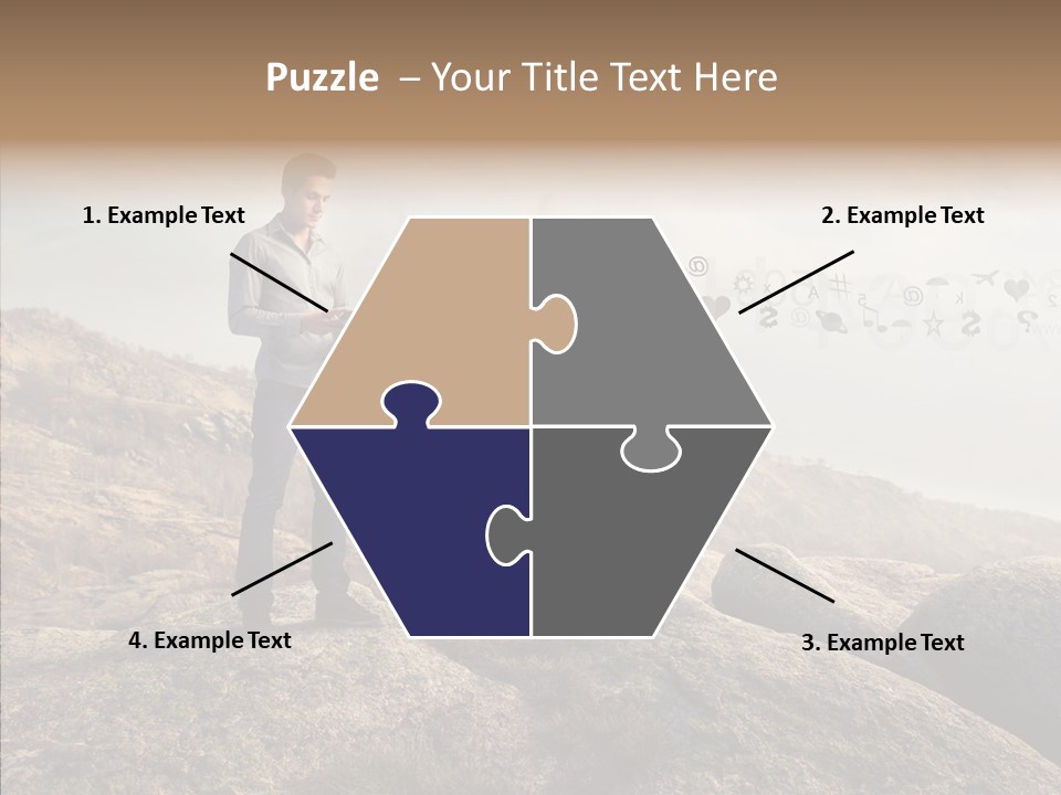 Rise Distance Fashion PowerPoint Template