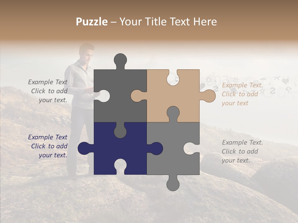 Rise Distance Fashion PowerPoint Template