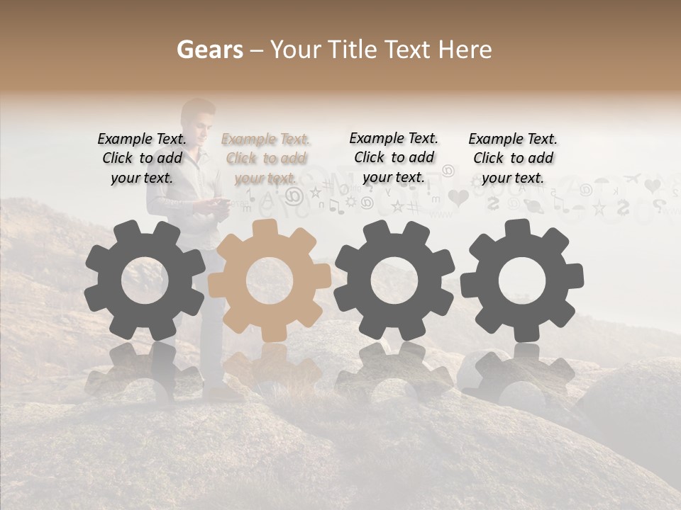 Rise Distance Fashion PowerPoint Template