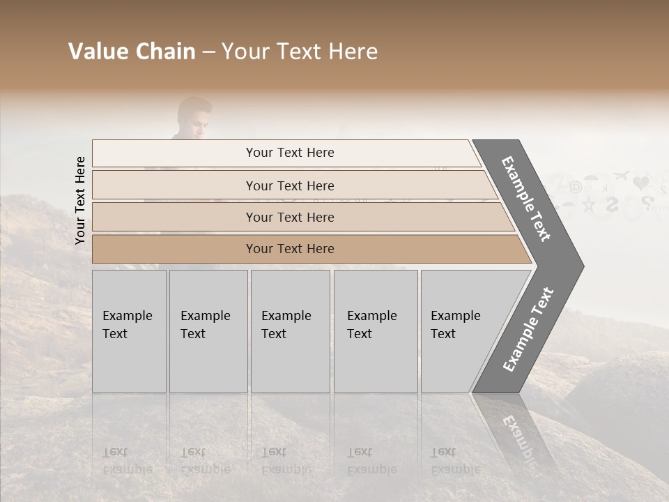 Rise Distance Fashion PowerPoint Template