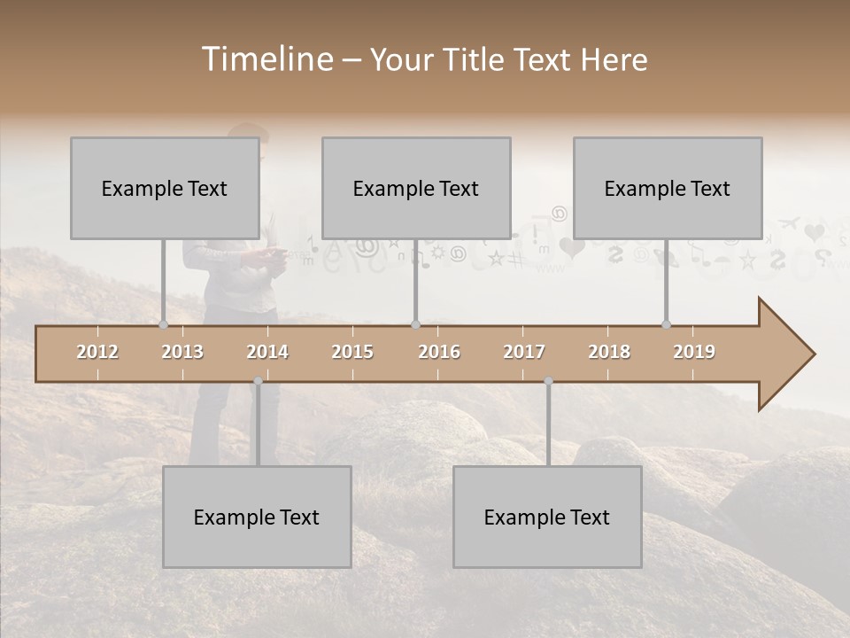 Rise Distance Fashion PowerPoint Template