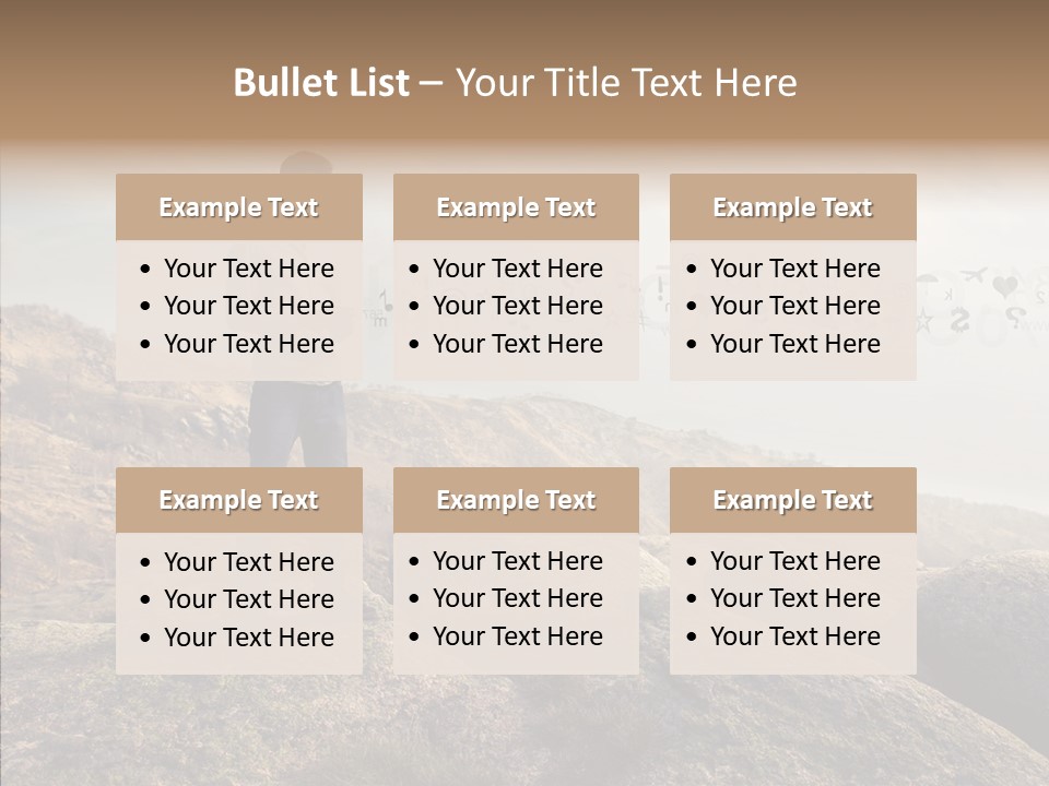 Rise Distance Fashion PowerPoint Template