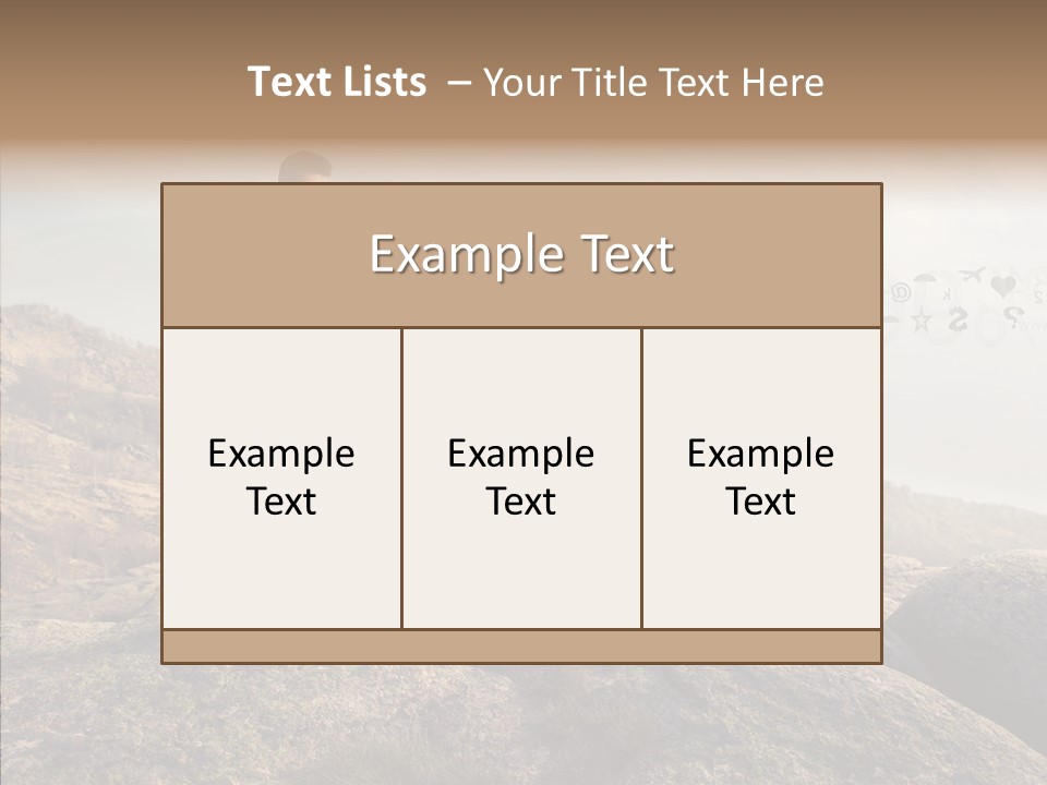 Rise Distance Fashion PowerPoint Template