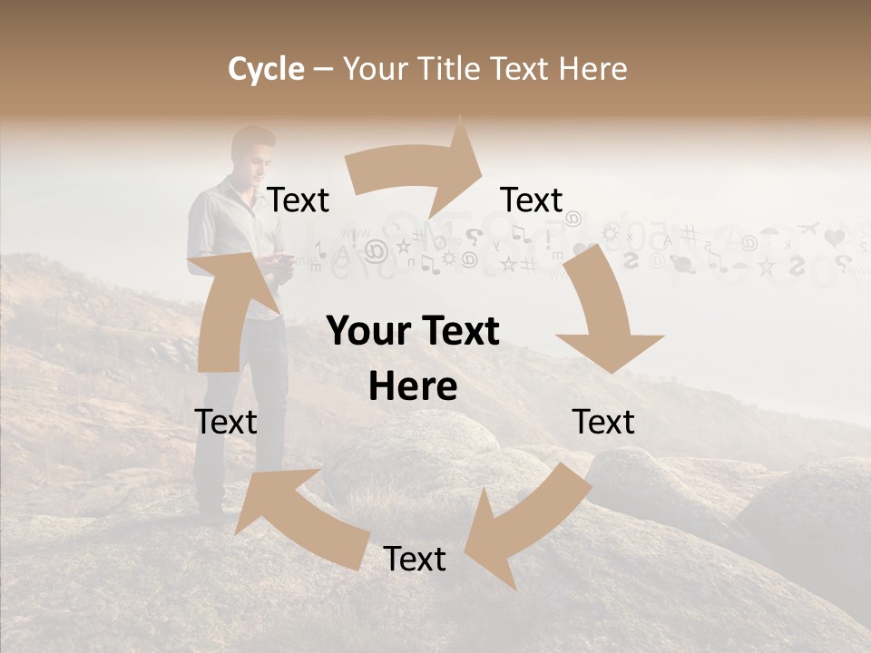 Rise Distance Fashion PowerPoint Template