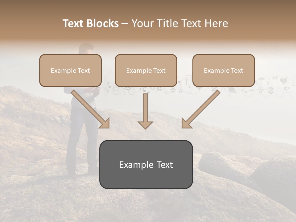 Rise Distance Fashion PowerPoint Template