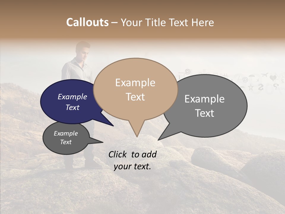 Rise Distance Fashion PowerPoint Template