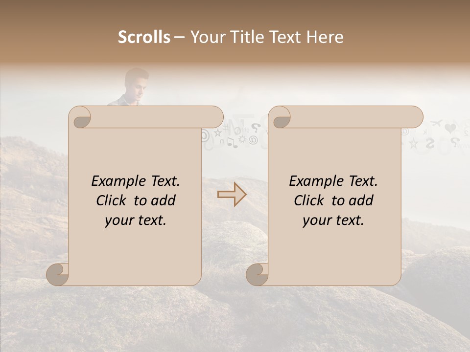Rise Distance Fashion PowerPoint Template