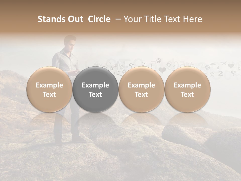 Rise Distance Fashion PowerPoint Template