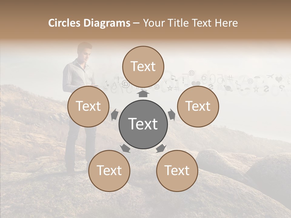 Rise Distance Fashion PowerPoint Template