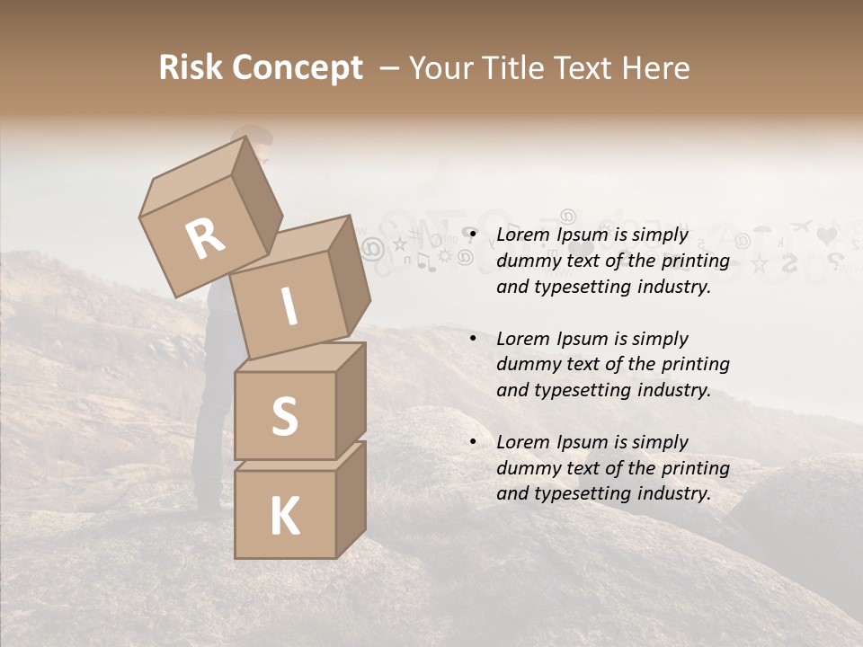 Rise Distance Fashion PowerPoint Template