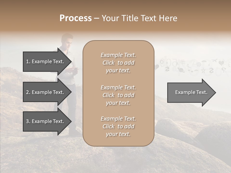 Rise Distance Fashion PowerPoint Template