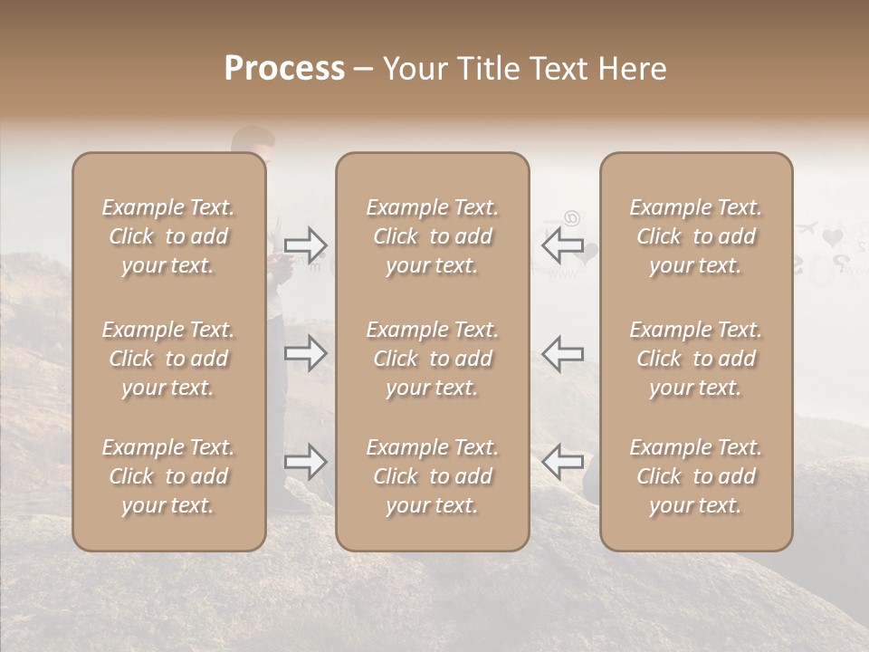Rise Distance Fashion PowerPoint Template