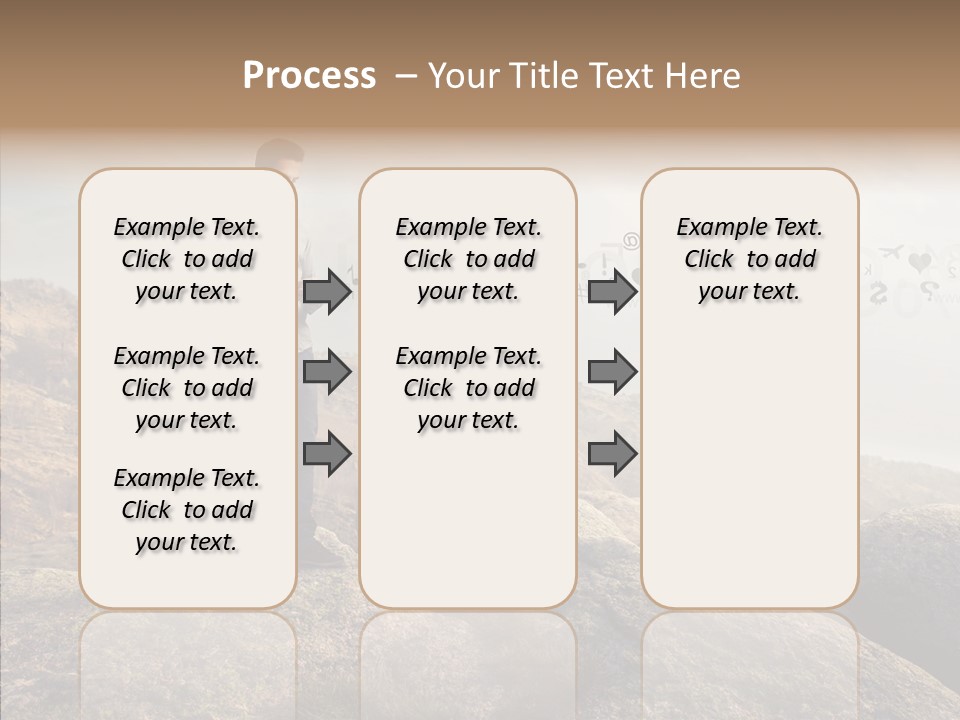 Rise Distance Fashion PowerPoint Template