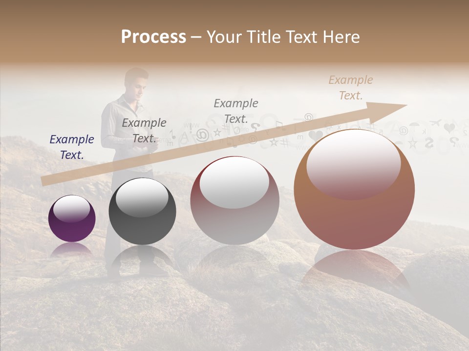 Rise Distance Fashion PowerPoint Template