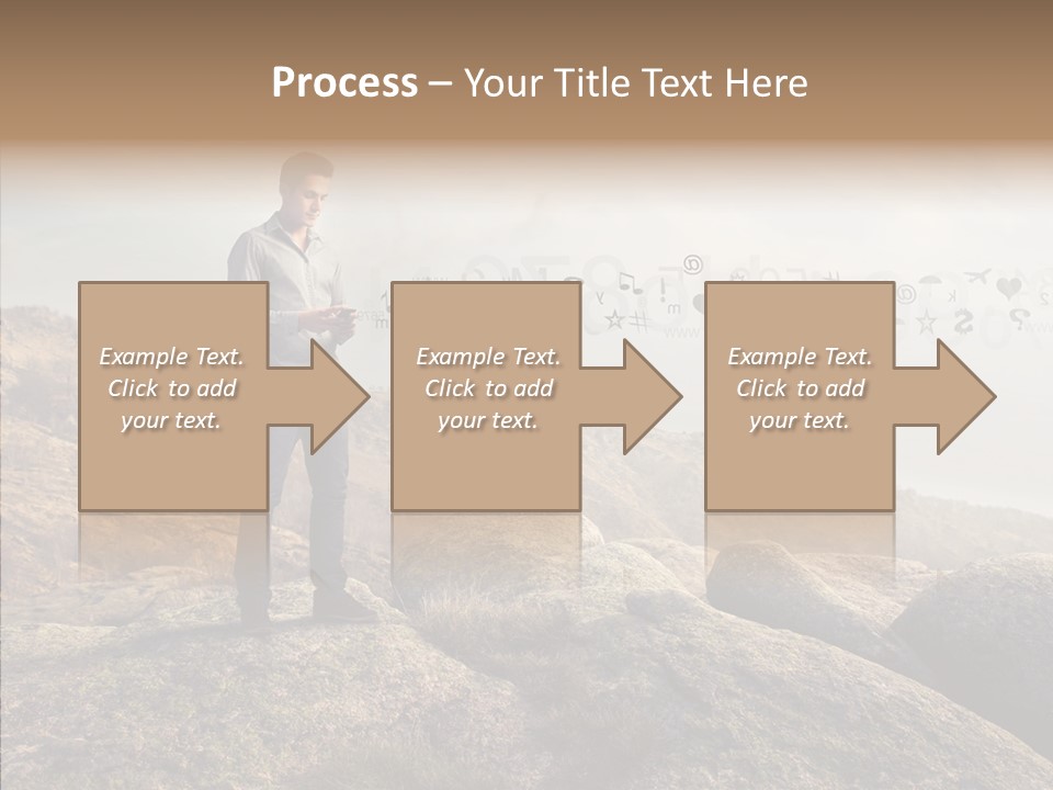 Rise Distance Fashion PowerPoint Template