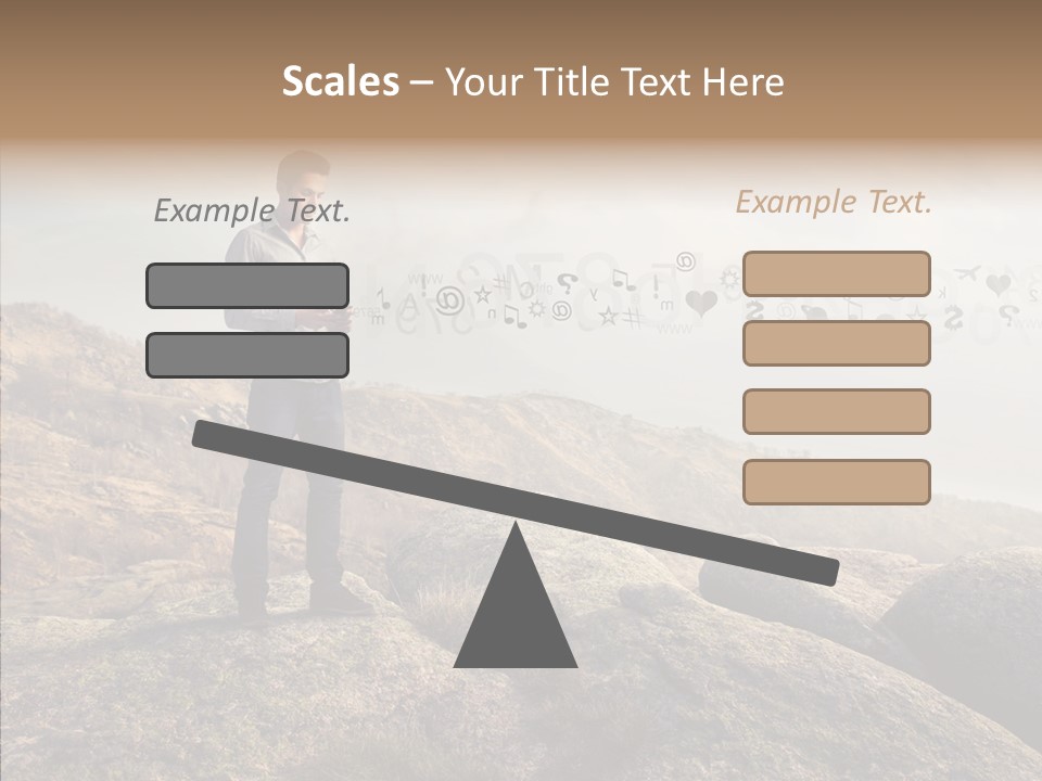 Rise Distance Fashion PowerPoint Template