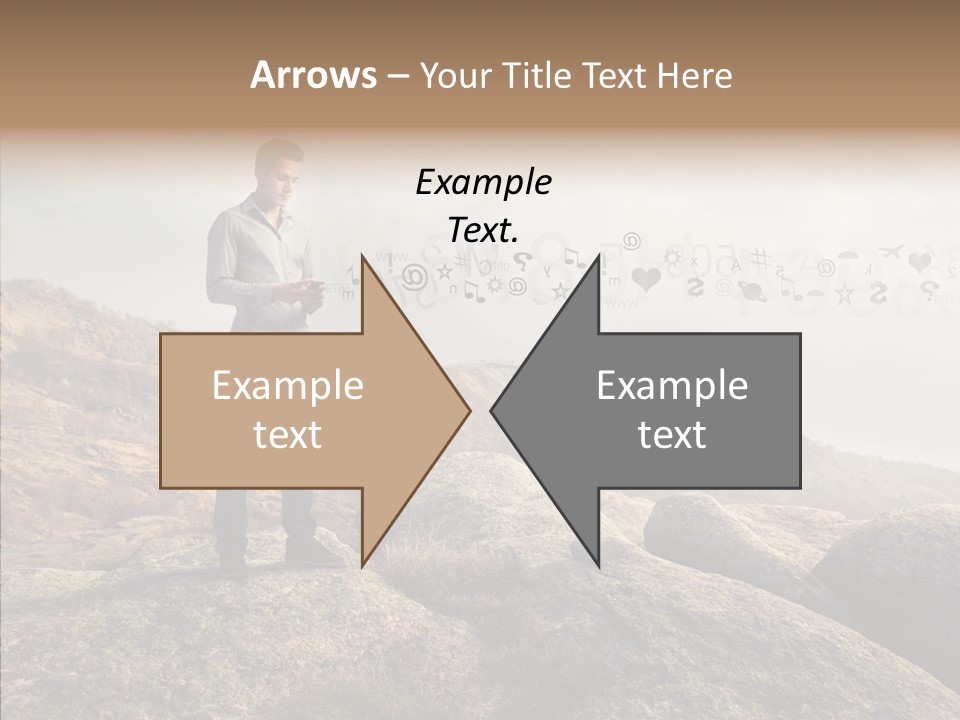 Rise Distance Fashion PowerPoint Template