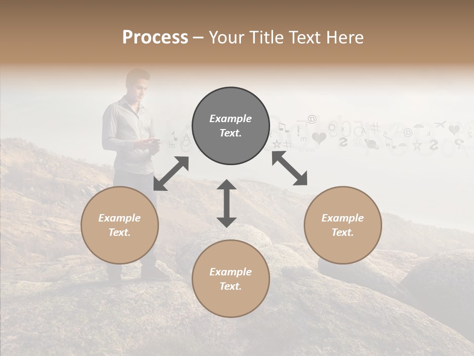 Rise Distance Fashion PowerPoint Template