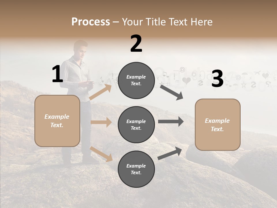 Rise Distance Fashion PowerPoint Template
