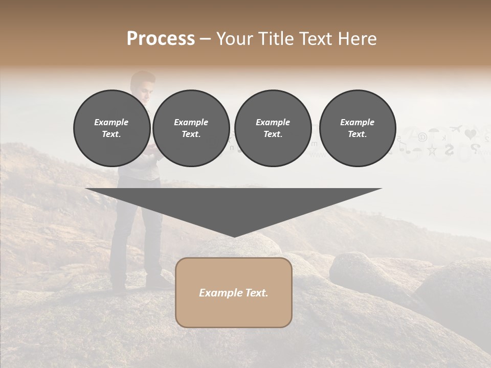 Rise Distance Fashion PowerPoint Template