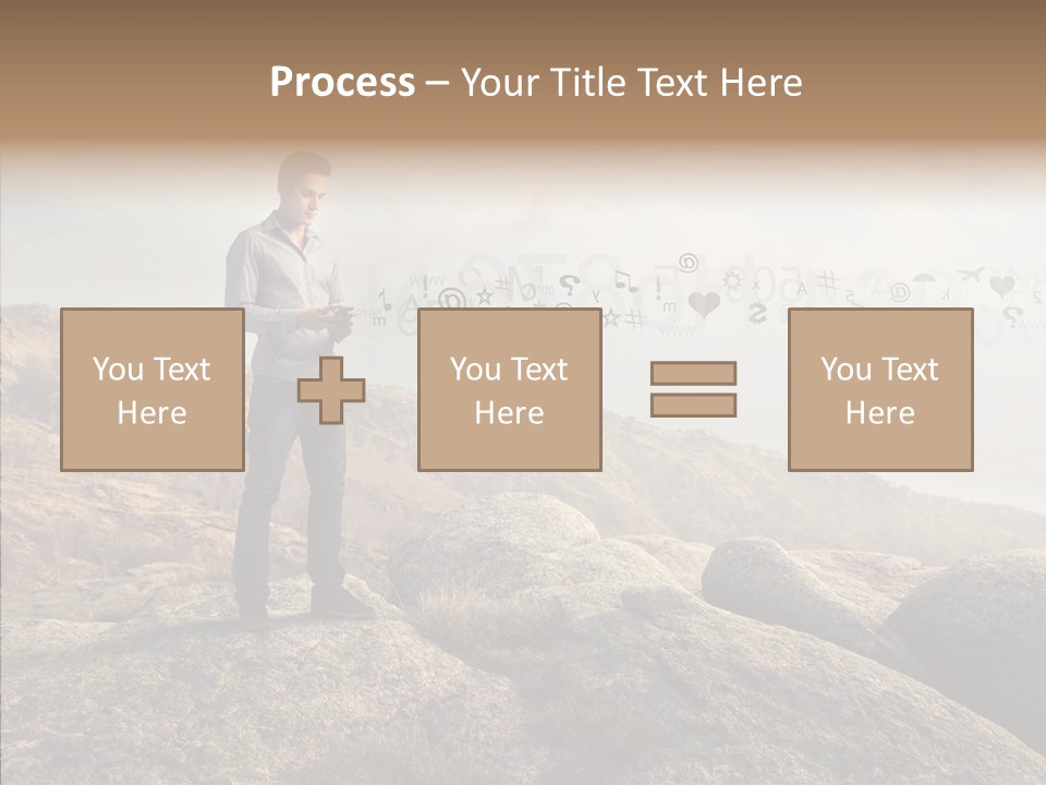 Rise Distance Fashion PowerPoint Template