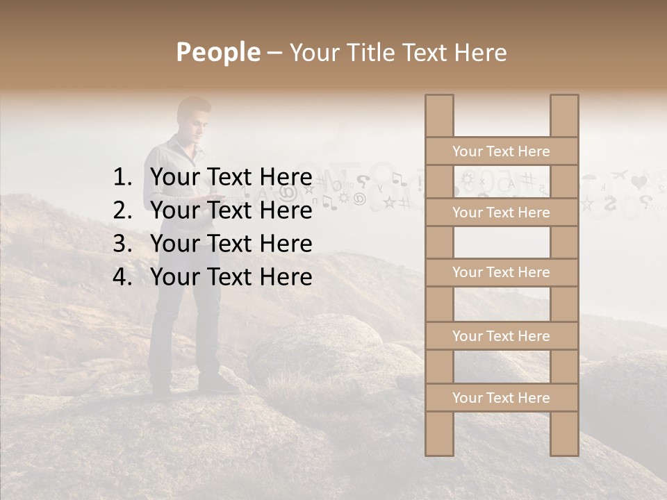 Rise Distance Fashion PowerPoint Template
