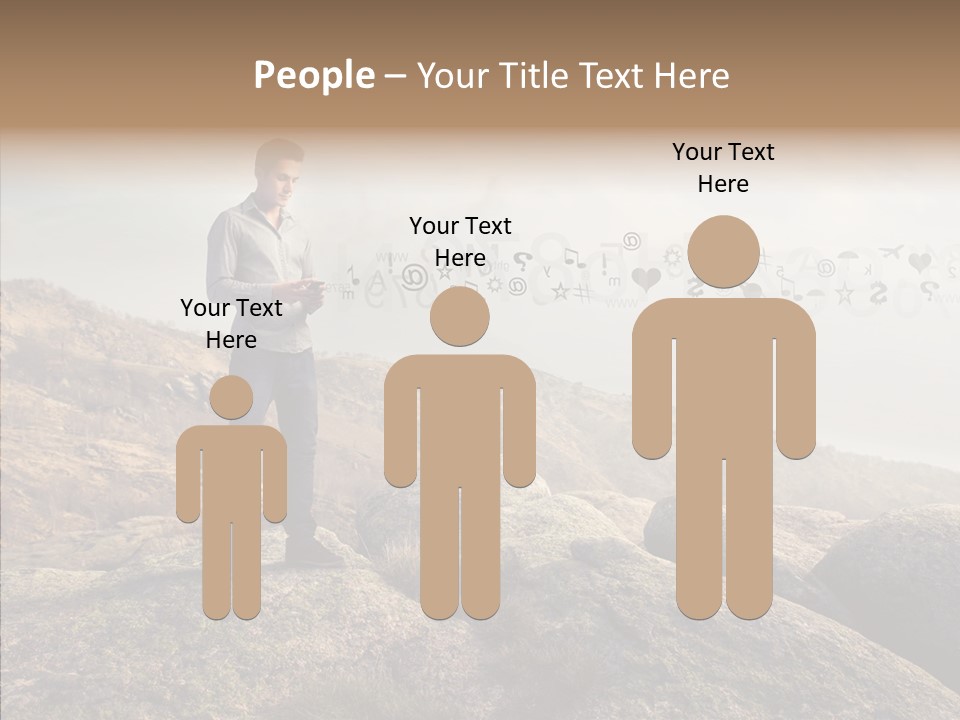 Rise Distance Fashion PowerPoint Template