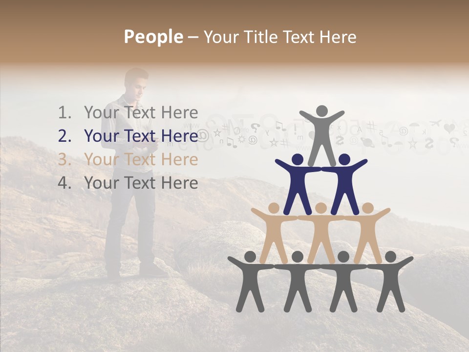 Rise Distance Fashion PowerPoint Template