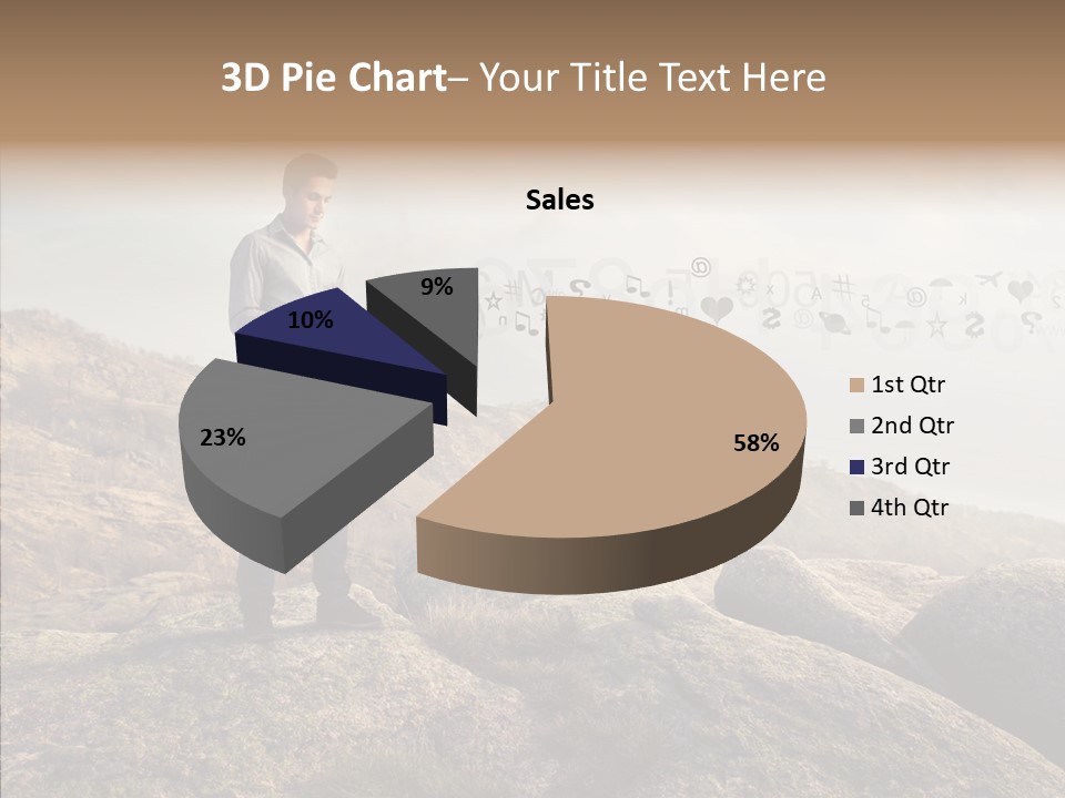 Rise Distance Fashion PowerPoint Template