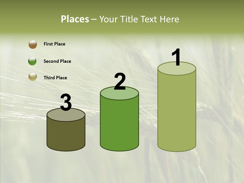 Harvest Reaping Kernel PowerPoint Template