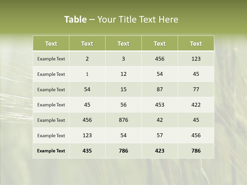 Harvest Reaping Kernel PowerPoint Template