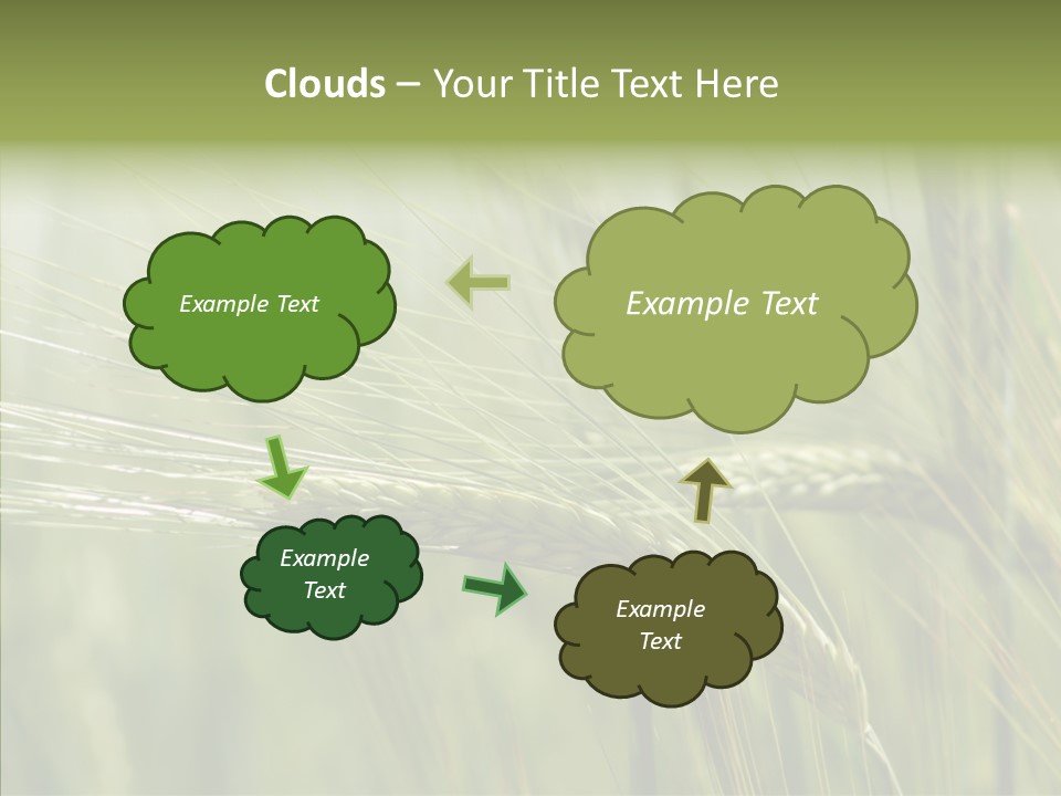 Harvest Reaping Kernel PowerPoint Template