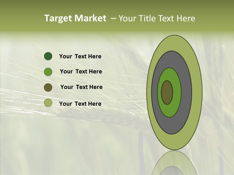 Harvest Reaping Kernel PowerPoint Template