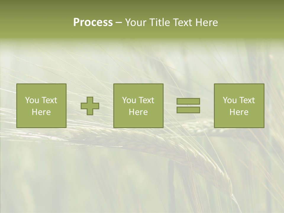Harvest Reaping Kernel PowerPoint Template