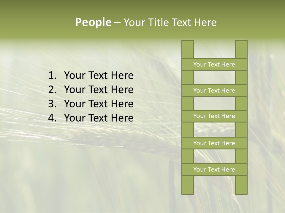 Harvest Reaping Kernel PowerPoint Template
