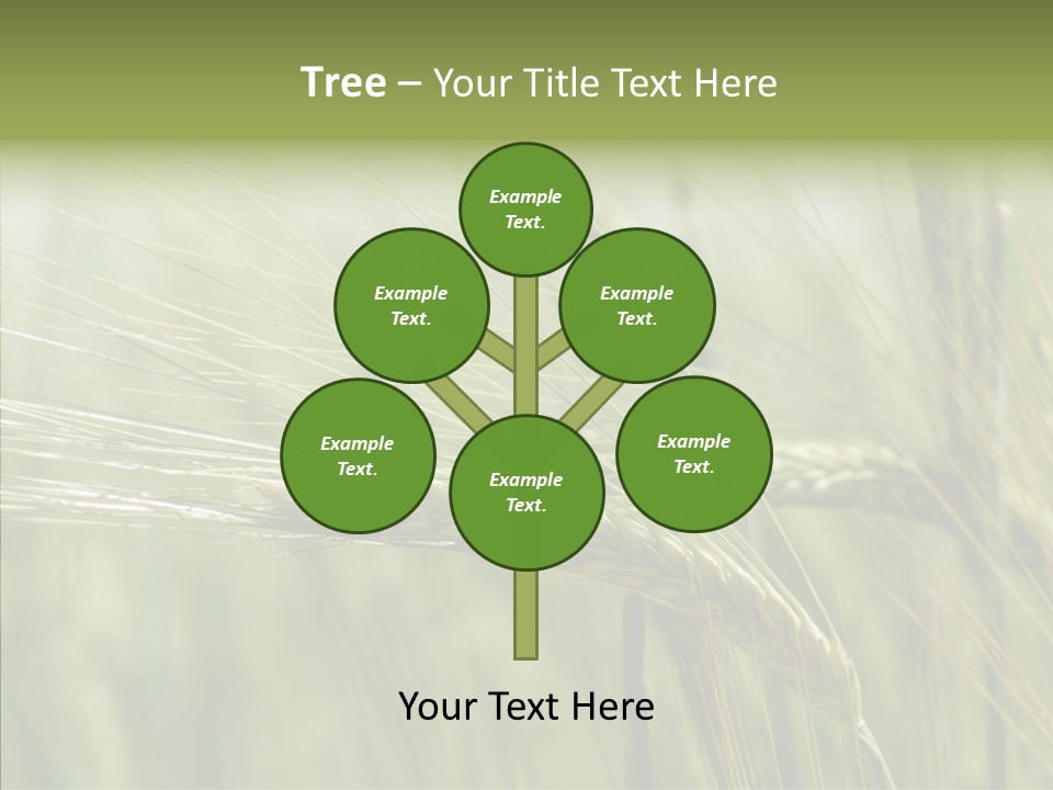 Harvest Reaping Kernel PowerPoint Template