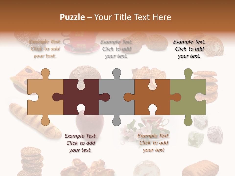 Red Tea Bread PowerPoint Template