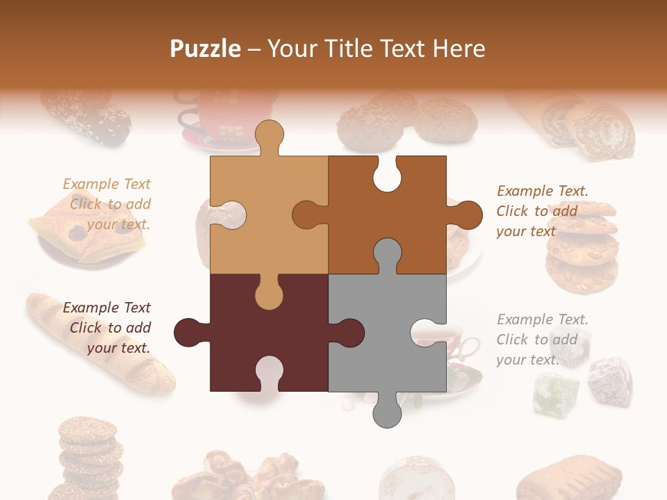 Red Tea Bread PowerPoint Template