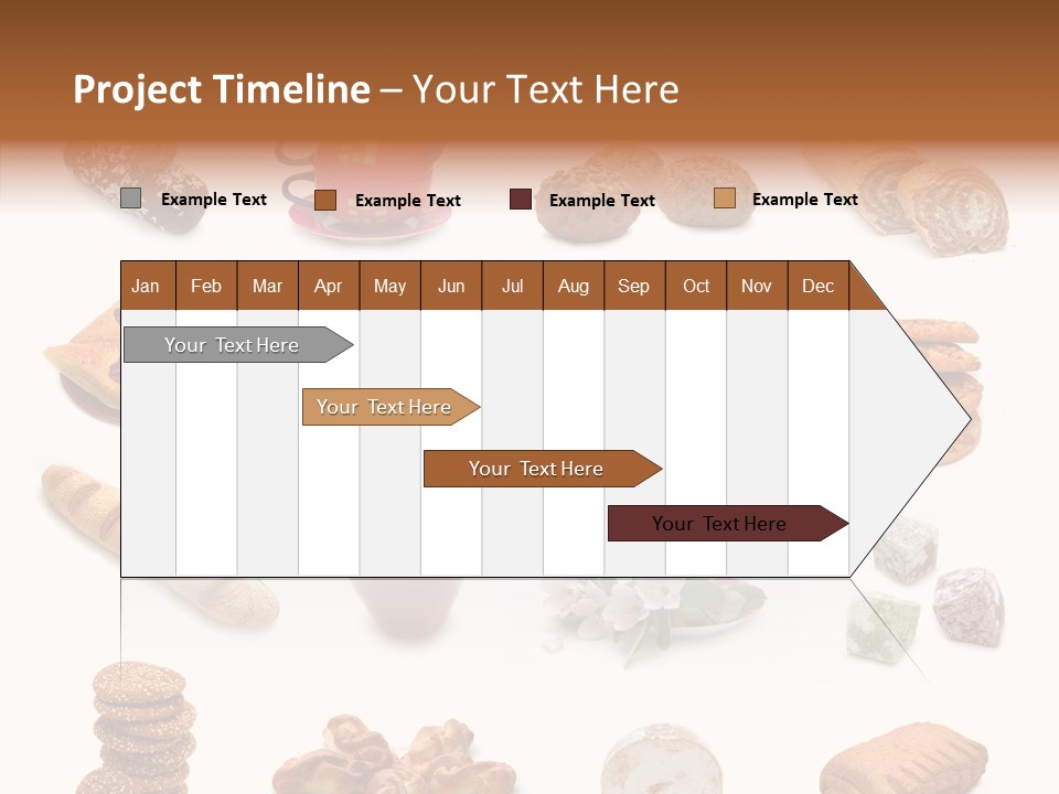 Red Tea Bread PowerPoint Template