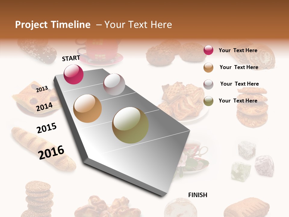 Red Tea Bread PowerPoint Template