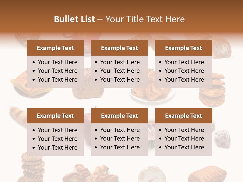 Red Tea Bread PowerPoint Template