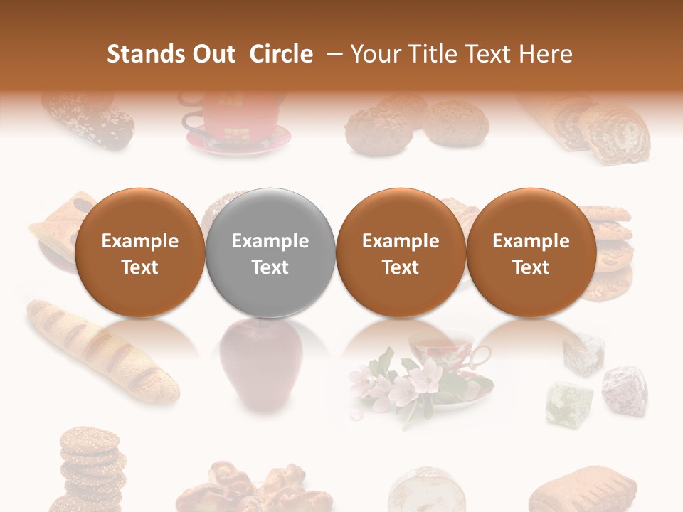 Red Tea Bread PowerPoint Template